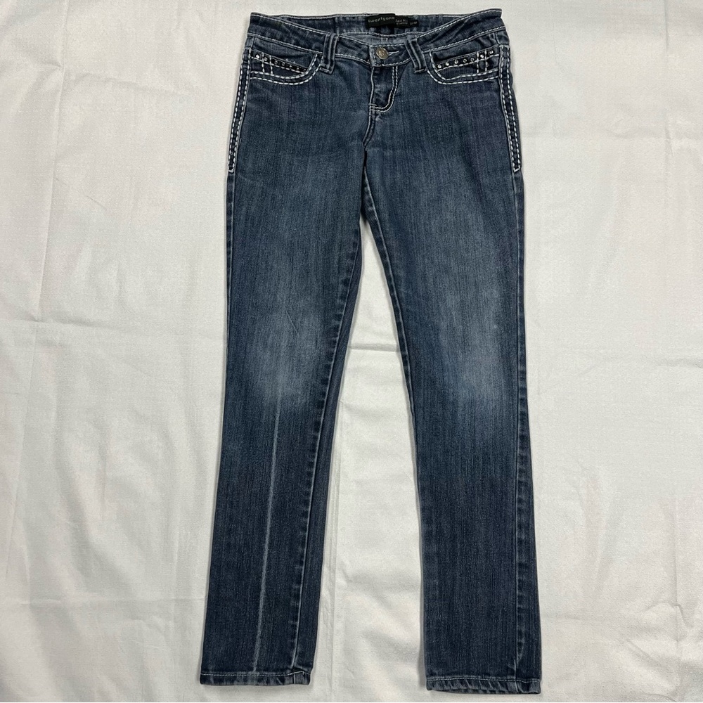Twentyone black ladies straight jeans size 3/4R